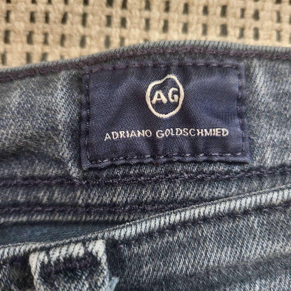 AG Adriano Goldschmied Jeans Mens 31x34 Gray The Everett Slim Straight Stretch - Picture 3 of 9